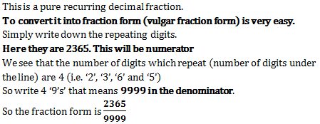 decimals