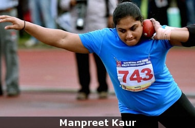 Indian shot putter Manpreet Kaur is world number 1