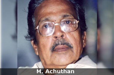 Literary critic M. Achuthan dies