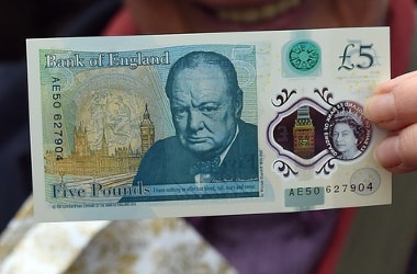 New Bank of England’s 5 pound note made of animal fat