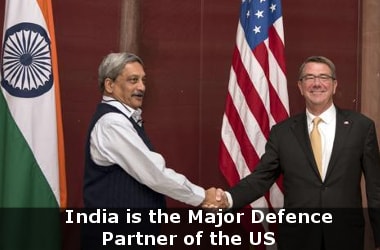 Now, India is the Major Defence Partner of the US