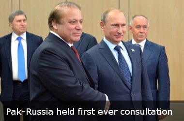 Pak-Russia hold first ever consultation