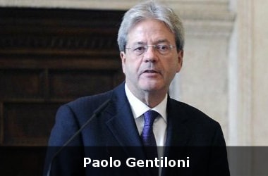 Foreign minister Paolo Gentiloni - Next premier of Italy