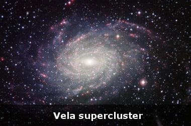 Vela supercluster: Huge mass influencing galaxy motion