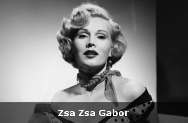Actor and celebrity Zsa Zsa Gabor no more.