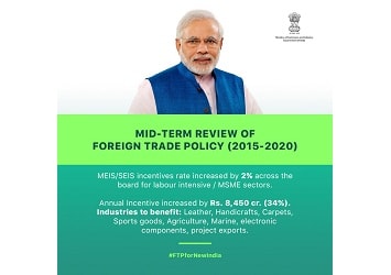Centre releases Mid Term Review of Foreign Trade Policy