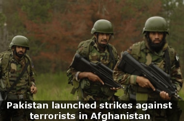Pakistan launches strikes against terrorists for the first time
