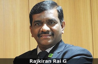 Rajkiran Rai G is Union Bank MD and CEO