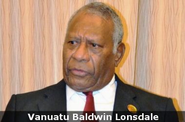 President of Vanuatu Baldwin Lonsdale dies 
