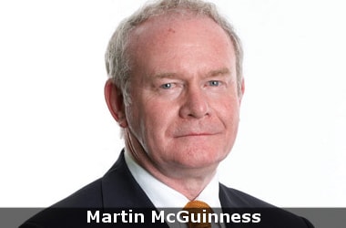 Martin McGuinness, Sinn Fein nationalist, no more