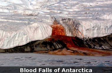 Geologists discover reason behind Blood Falls of Antarctica