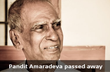 Sri Lankan singer Pandit Amaradeva passes away