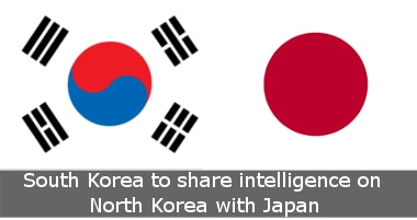 South Korea to share intel on North Korea with Japan
