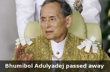 World’s longest reigning monarch Thai King Bhumibol Adulyadej dies