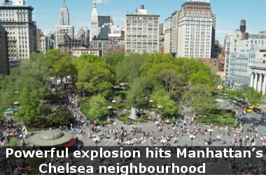 Powerful explosion hits Manhattan’s Chelsea neighbourhood