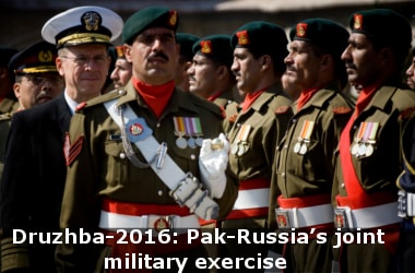 Druzhba-2016: Pak-Russia’s joint military exercise