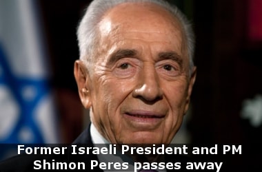 Former Israeli President and PM Shimon Peres passes away
