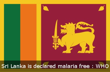 Sri Lanka is malaria free : WHO