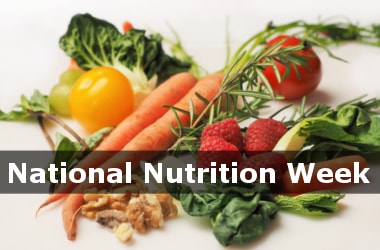National Nutrition Week: 1st to 7th September