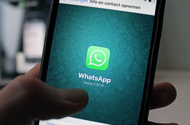 Now, add text to video call on WhatsApp