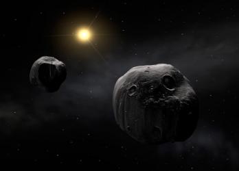 Scientists discover asteroids orbiting each other!