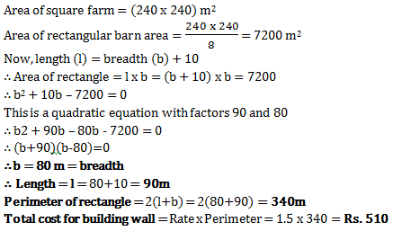 area and perimeter