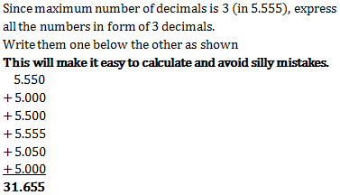 decimals