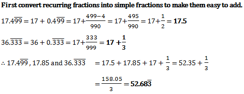 decimals