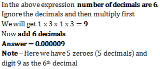 decimals