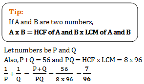 hcf lcm