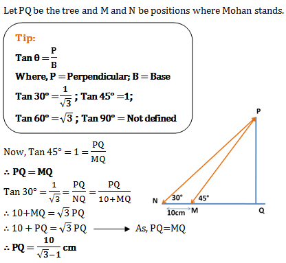 height and distance