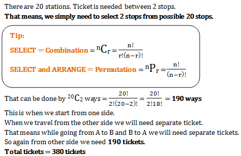 permutation and combination