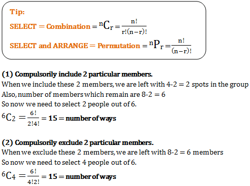 permutation and combination