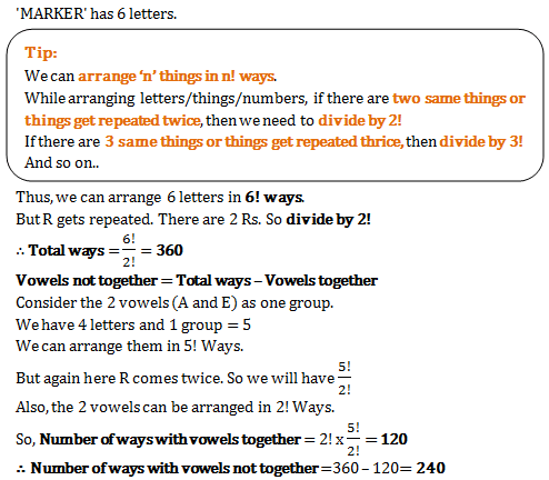 permutation combination