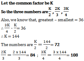 ratio and proportion