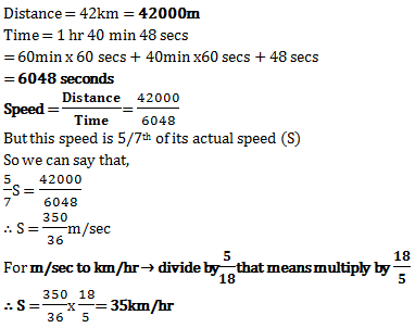 speed distance time