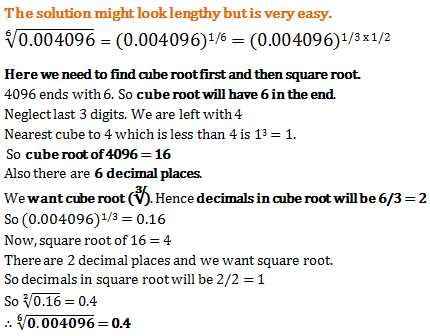 square and cube root