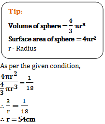 volume and surface area