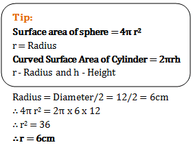 volume and surface area