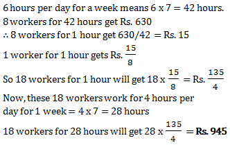 work and wages