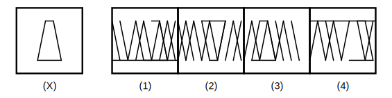 figure X and four answer figures 1 to 4 for embedded images question 14