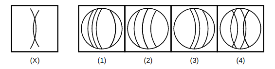 figure X and four answer figures 1 to 4 for embedded images question 30