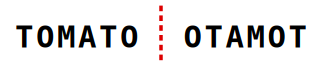solution figure showing the original and its mirror image on either side of the mirror line for mirror images question 38