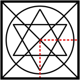 solution figure showing the pattern completed for pattern completion question 13