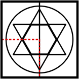 solution figure showing the pattern completed for pattern completion question 15