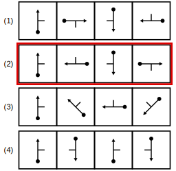 solution figure with the correct set highlighted for rule detection question 17
