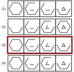 solution figure with the correct set highlighted for rule detection question 21