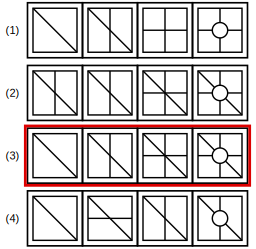 solution figure with the correct set highlighted for rule detection question 5
