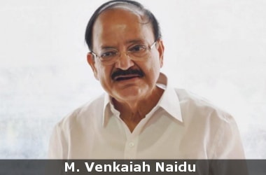 M. Venkaiah Naidu is 13th Vice President of India