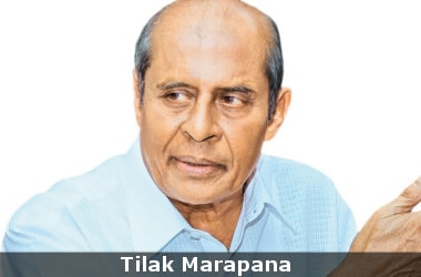 Tilak Marapana is Sri Lanka